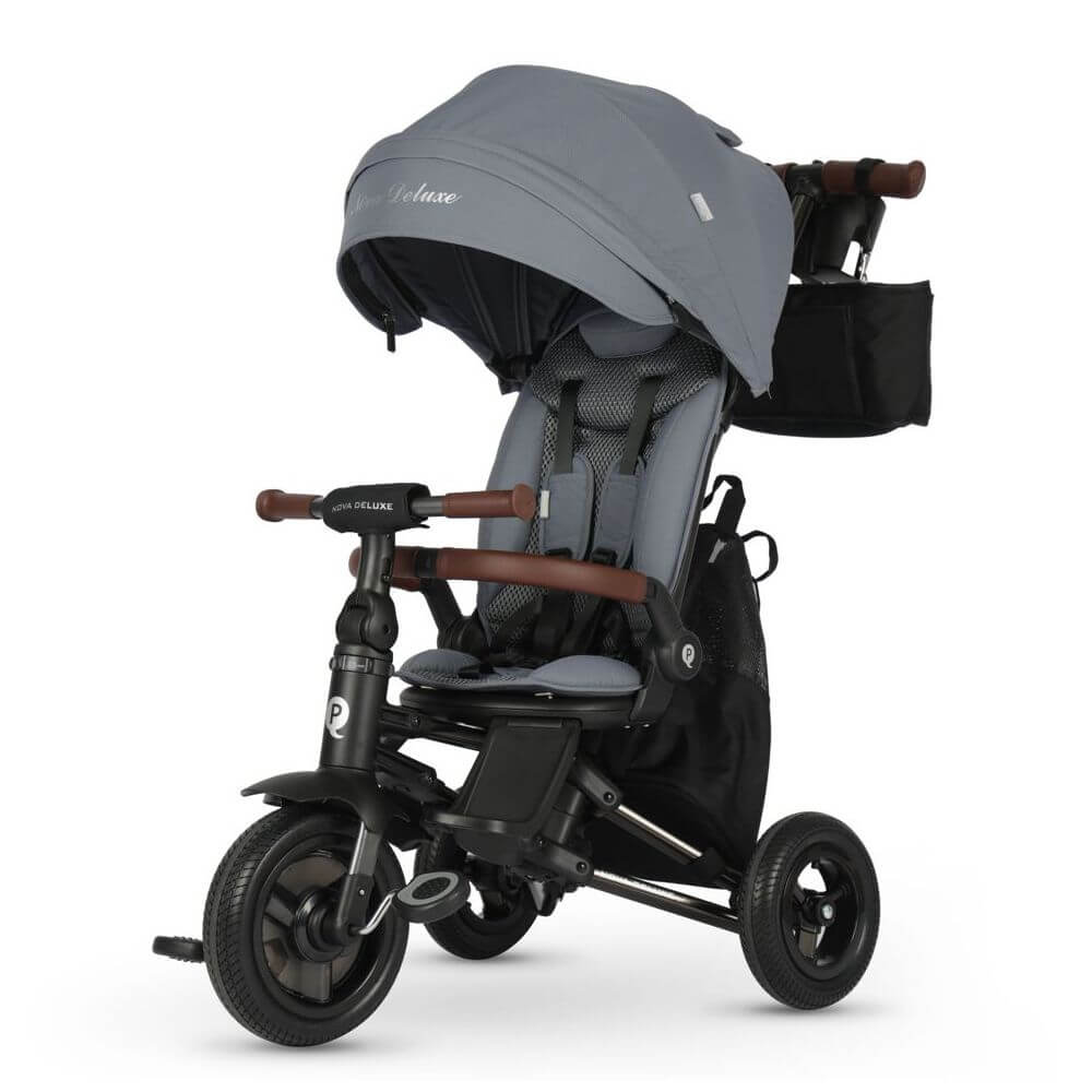 QPlay Nova Deluxe - Stone Grey (Lux/Black)