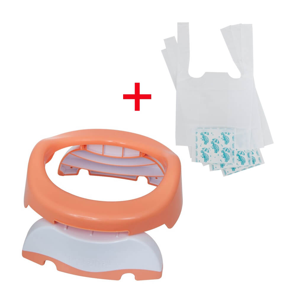 Potette Plus - персиковый + 3 одноразовых пакета
