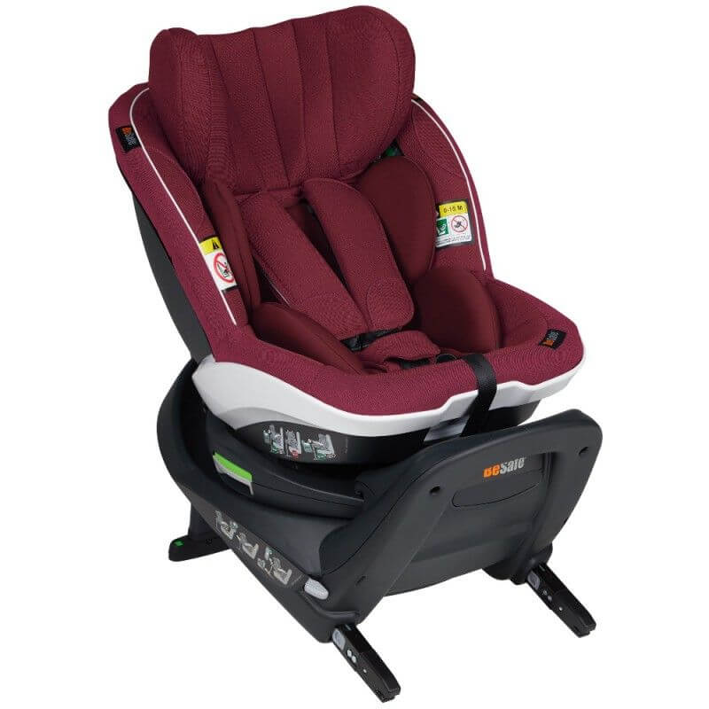 BeSafe IZI Turn  i-Size - Burgundy Melange