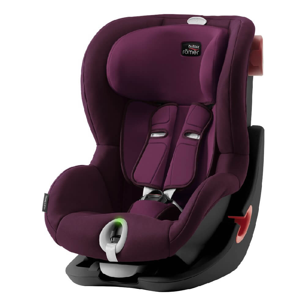 Britax Roemer King II LS - Burgundy Red (Black Series)