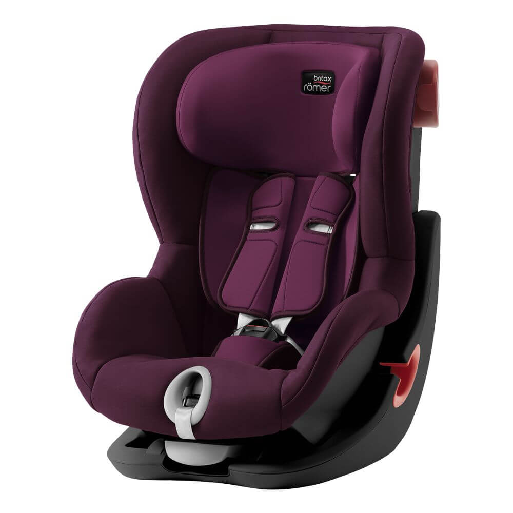 Britax Roemer King II - Burgundy Red (Black Series)