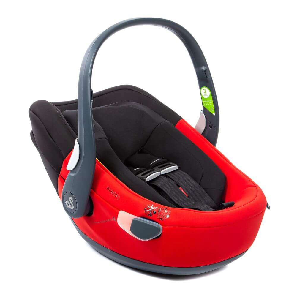Swandoo Albert i-Size - Goji Red and Chia Black