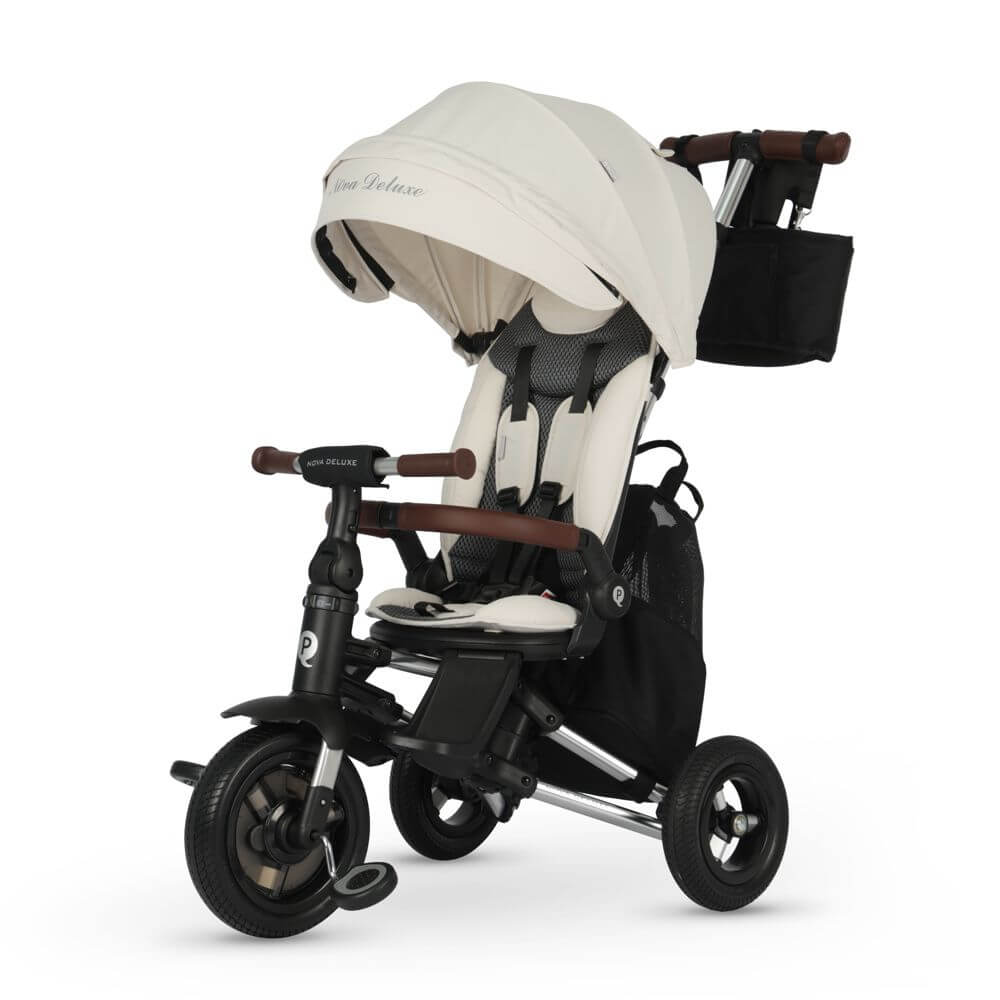 QPlay Nova Deluxe - Beige Lux/Silver