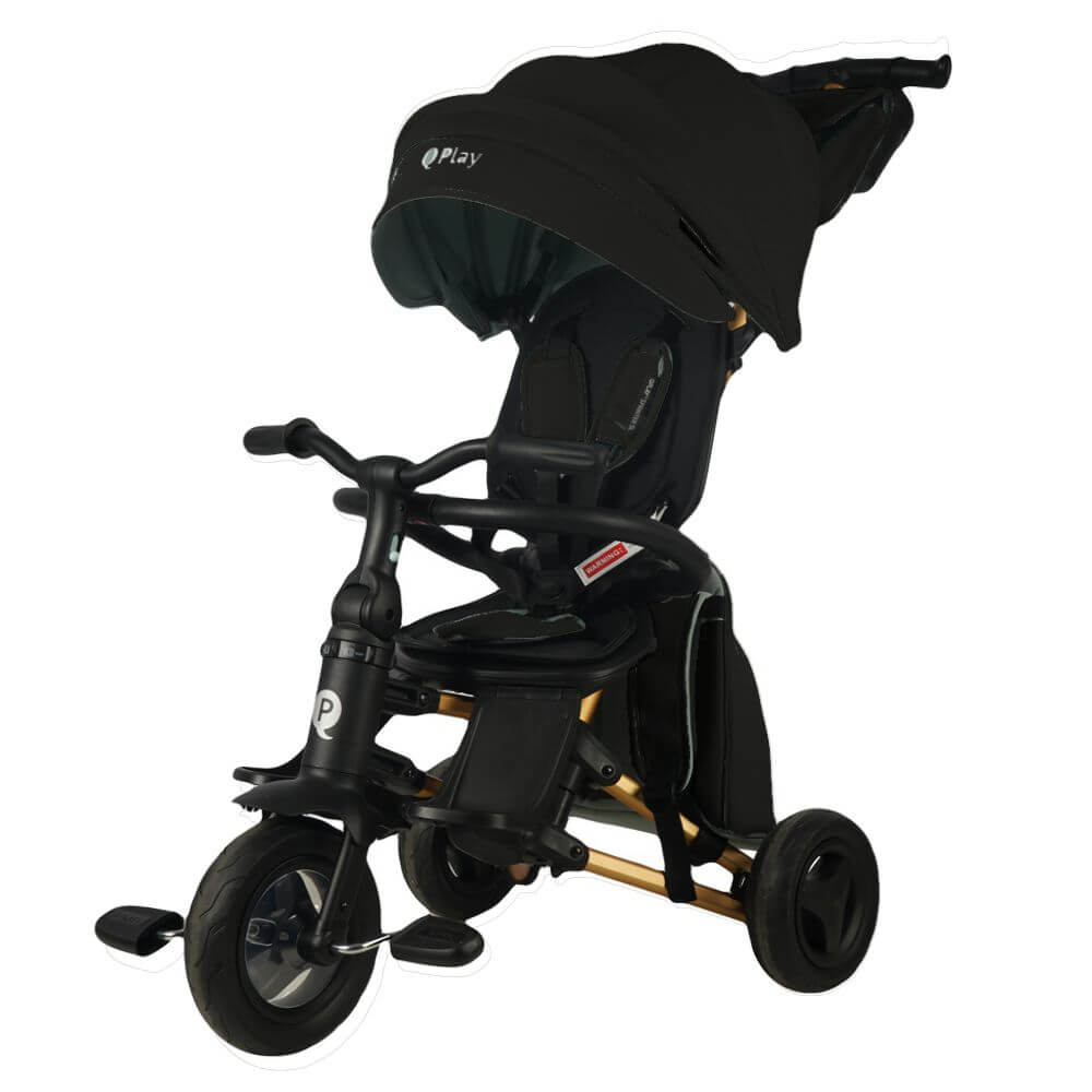 QPlay Sprinter SL - Black (Rub/Gold)
