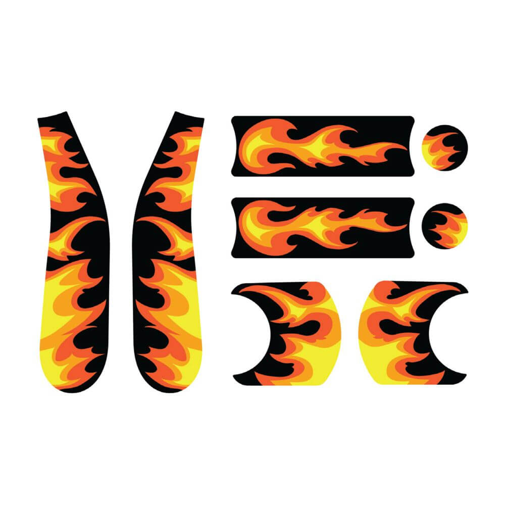 Набор наклеек на велосипед Doona Liki Trike - Flames