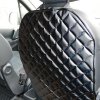 Защитная накидка на спинку переднего сидения Lux Cover FrontSeat Stitch - черный