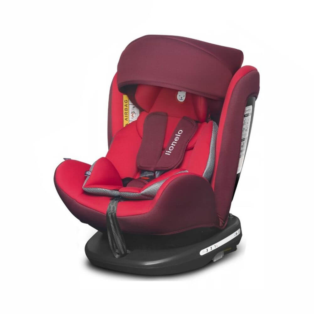 Lionelo Bastiaan Isofix - Red/Black