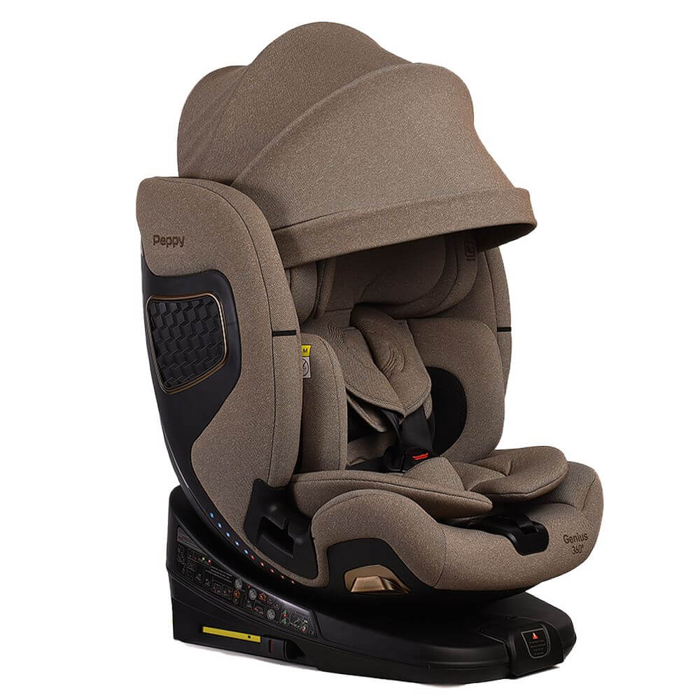 Peppy Genius i-Size - Brownie(с козырьком)