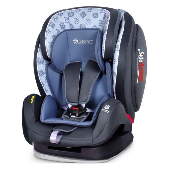 Welldon Encore Fit SideArmor CuddleMe Isofix - BS07-TTBCE2 Hallmarks Grey