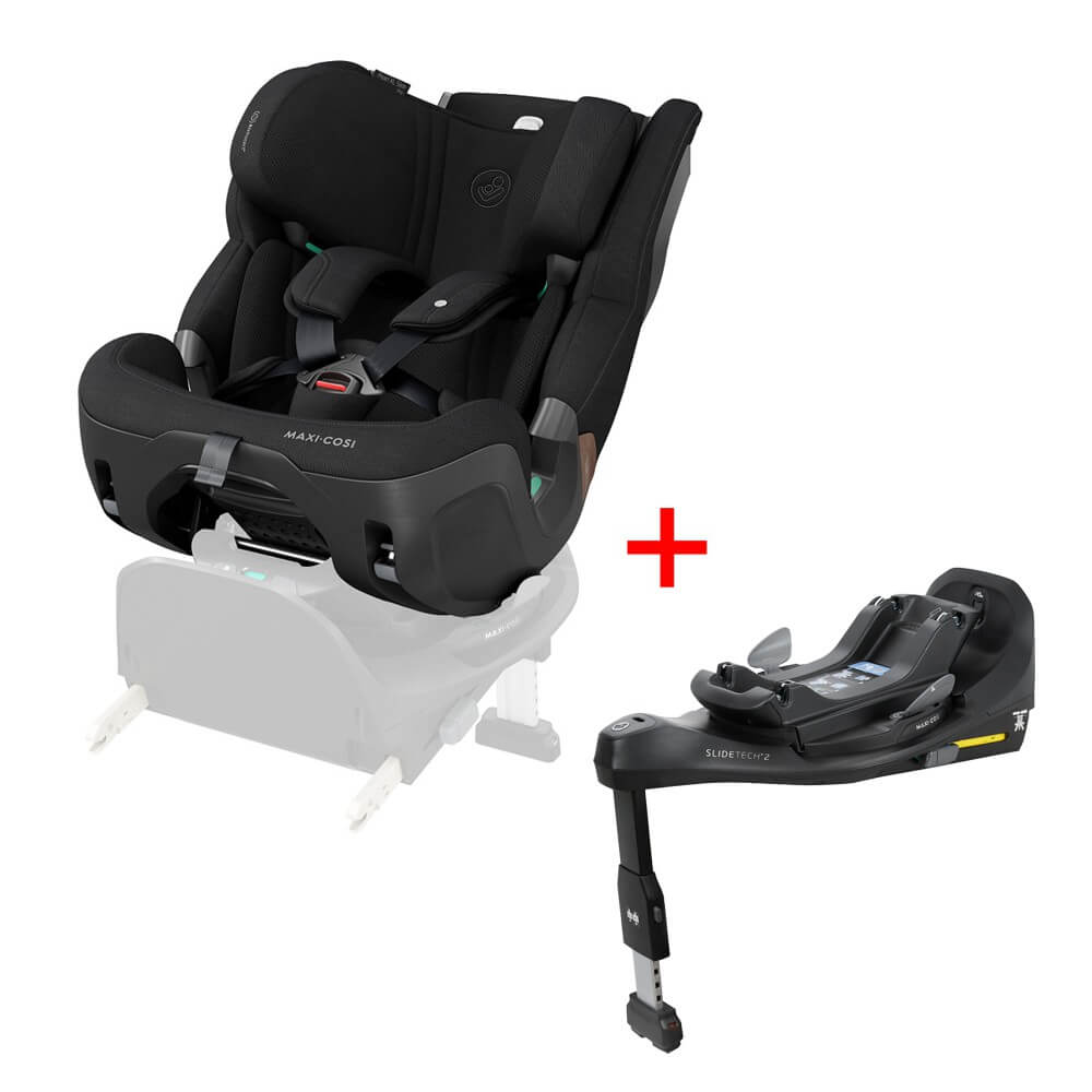 Maxi-Cosi Pearl XL Slide Pro - Authentic Black с базой в комплекте