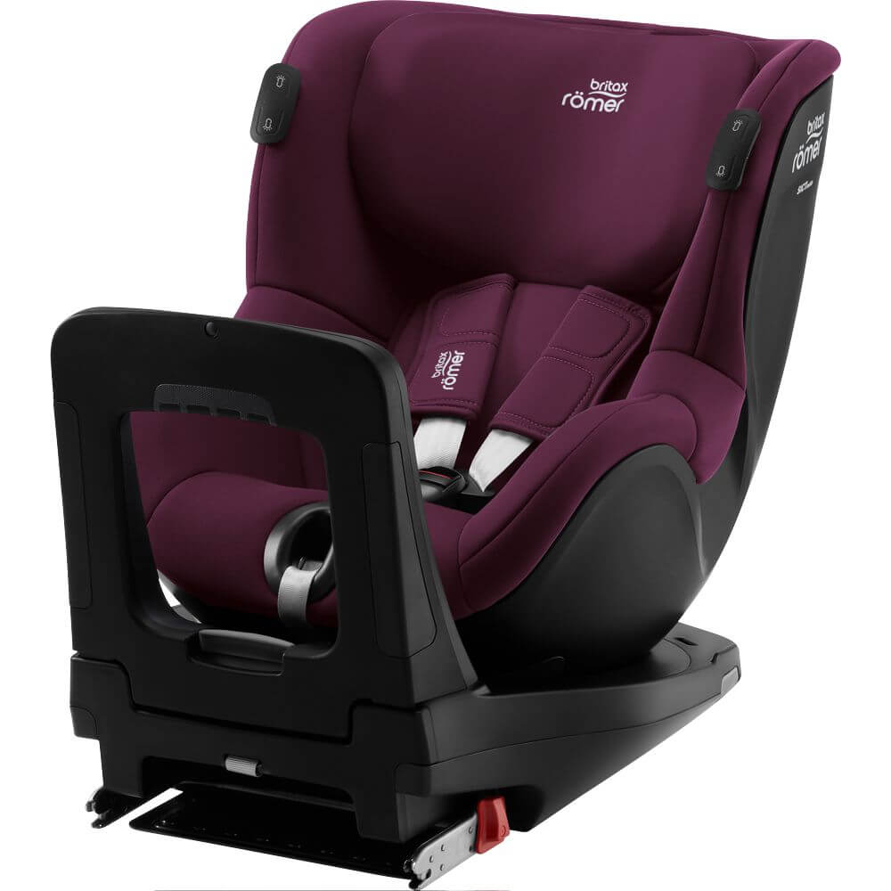 Britax Roemer Dualfix iSense + база ISOFIX - Burgundy Red